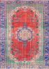 vintage multi wool hand knotted Rug - HeadShot vintage multi wool hand knotted Rug - HeadShot