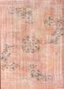 vintage red and orange wool hand knotted Rug - HeadShot vintage red and orange wool hand knotted Rug - HeadShot