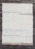 zuri beige and brown wool hand knotted Rug - HeadShot