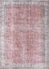 vintage red and orange wool hand knotted Rug - HeadShot vintage red and orange wool hand knotted Rug - HeadShot