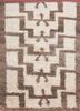 nuray beige and brown wool hand knotted Rug - HeadShot nuray beige and brown wool hand knotted Rug - HeadShot