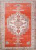 nuray red and orange wool hand knotted Rug - HeadShot nuray red and orange wool hand knotted Rug - HeadShot