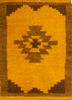 zuri red and orange wool hand knotted Rug - HeadShot zuri red and orange wool hand knotted Rug - HeadShot