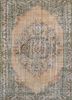 vintage gold wool hand knotted Rug - HeadShot vintage gold wool hand knotted Rug - HeadShot