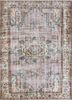 vintage pink and purple wool hand knotted Rug - HeadShot vintage pink and purple wool hand knotted Rug - HeadShot