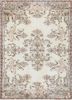 vintage ivory wool hand knotted Rug - HeadShot vintage ivory wool hand knotted Rug - HeadShot