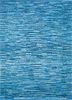 nuray blue wool hand knotted Rug - HeadShot