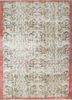 vintage red and orange wool hand knotted Rug - HeadShot vintage red and orange wool hand knotted Rug - HeadShot