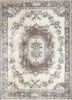 vintage beige and brown wool hand knotted Rug - HeadShot
