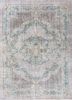 vintage grey and black wool hand knotted Rug - HeadShot vintage grey and black wool hand knotted Rug - HeadShot