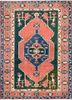 nuray red and orange wool hand knotted Rug - HeadShot nuray red and orange wool hand knotted Rug - HeadShot