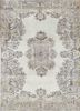 vintage beige and brown wool hand knotted Rug - HeadShot vintage beige and brown wool hand knotted Rug - HeadShot