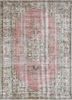 vintage red and orange wool hand knotted Rug - HeadShot vintage red and orange wool hand knotted Rug - HeadShot