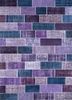 provenance pink and purple wool hand knotted Rug - HeadShot