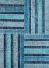 provenance blue wool hand knotted Rug - HeadShot provenance blue wool hand knotted Rug - HeadShot