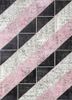 provenance pink and purple wool hand knotted Rug - HeadShot