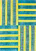 provenance blue wool hand knotted Rug - HeadShot provenance blue wool hand knotted Rug - HeadShot