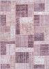 provenance pink and purple wool hand knotted Rug - HeadShot