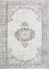 vintage beige and brown wool hand knotted Rug - HeadShot vintage beige and brown wool hand knotted Rug - HeadShot