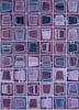 provenance pink and purple wool hand knotted Rug - HeadShot