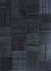 provenance grey and black wool hand knotted Rug - HeadShot