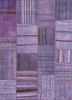 provenance pink and purple wool hand knotted Rug - HeadShot provenance pink and purple wool hand knotted Rug - HeadShot