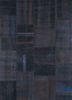 provenance grey and black wool hand knotted Rug - HeadShot