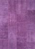 provenance pink and purple wool hand knotted Rug - HeadShot provenance pink and purple wool hand knotted Rug - HeadShot