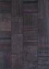 provenance grey and black wool hand knotted Rug - HeadShot