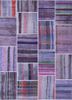 provenance pink and purple wool hand knotted Rug - HeadShot provenance pink and purple wool hand knotted Rug - HeadShot