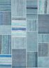 provenance blue wool hand knotted Rug - HeadShot provenance blue wool hand knotted Rug - HeadShot