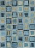 provenance blue wool hand knotted Rug - HeadShot provenance blue wool hand knotted Rug - HeadShot