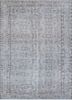 vintage grey and black wool hand knotted Rug - HeadShot vintage grey and black wool hand knotted Rug - HeadShot