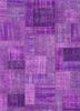 provenance pink and purple wool hand knotted Rug - HeadShot provenance pink and purple wool hand knotted Rug - HeadShot