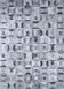 provenance grey and black wool hand knotted Rug - HeadShot