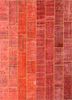 provenance red and orange wool hand knotted Rug - HeadShot