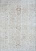 vintage ivory wool hand knotted Rug - HeadShot vintage ivory wool hand knotted Rug - HeadShot