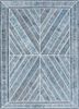 provenance grey and black wool hand knotted Rug - HeadShot