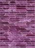 provenance pink and purple wool hand knotted Rug - HeadShot