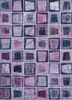 provenance pink and purple wool hand knotted Rug - HeadShot