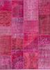 provenance pink and purple wool hand knotted Rug - HeadShot provenance pink and purple wool hand knotted Rug - HeadShot