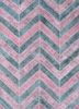 provenance pink and purple wool hand knotted Rug - HeadShot provenance pink and purple wool hand knotted Rug - HeadShot
