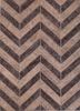 provenance beige and brown wool hand knotted Rug - HeadShot