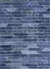 provenance blue wool hand knotted Rug - HeadShot provenance blue wool hand knotted Rug - HeadShot