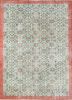 vintage red and orange wool hand knotted Rug - HeadShot vintage red and orange wool hand knotted Rug - HeadShot