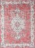 vintage red and orange wool hand knotted Rug - HeadShot vintage red and orange wool hand knotted Rug - HeadShot