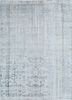 vintage blue wool hand knotted Rug - HeadShot vintage blue wool hand knotted Rug - HeadShot