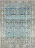viscaya blue wool hand knotted Rug - HeadShot