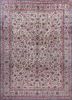 aalam red and orange wool hand knotted Rug - HeadShot aalam red and orange wool hand knotted Rug - HeadShot