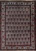 aalam beige and brown wool hand knotted Rug - HeadShot